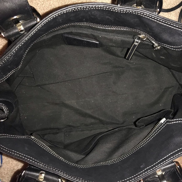 Coach Soho Black Leather Carryall Bag - Picture 2 of 6